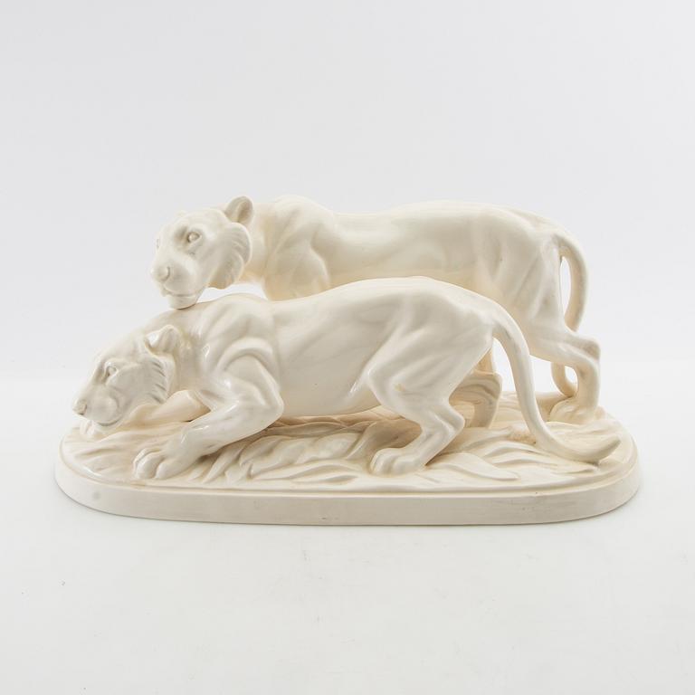 Figure group Katzhütte Germany first half of the 20th century porcelain.