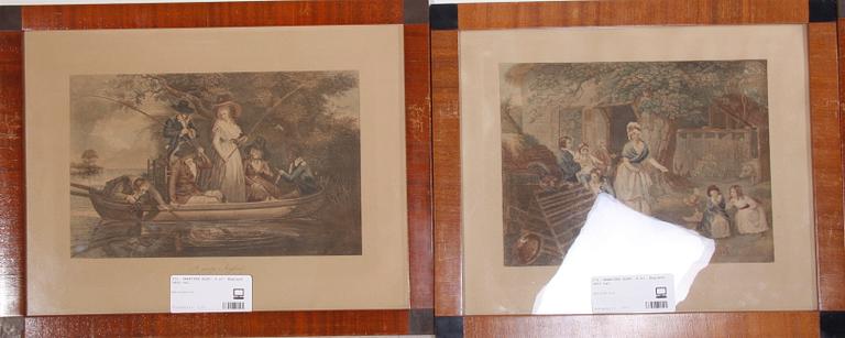 GRAFISKA BLAD, 4 st. England 1800-tal.