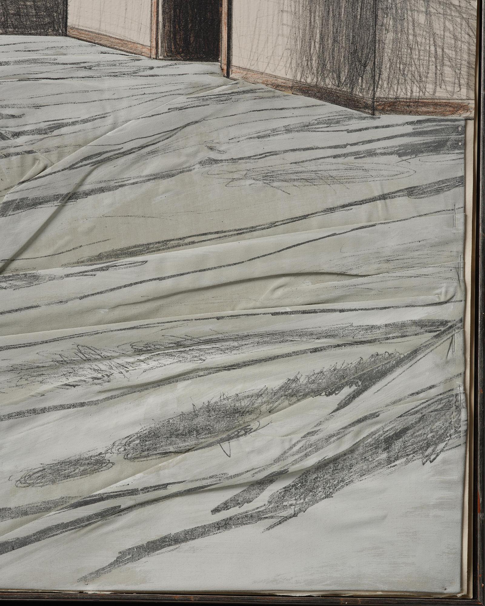 Christo & Jeanne-Claude, "Wrapped Floors, Project for Haus Lange Museum, Krefeld".