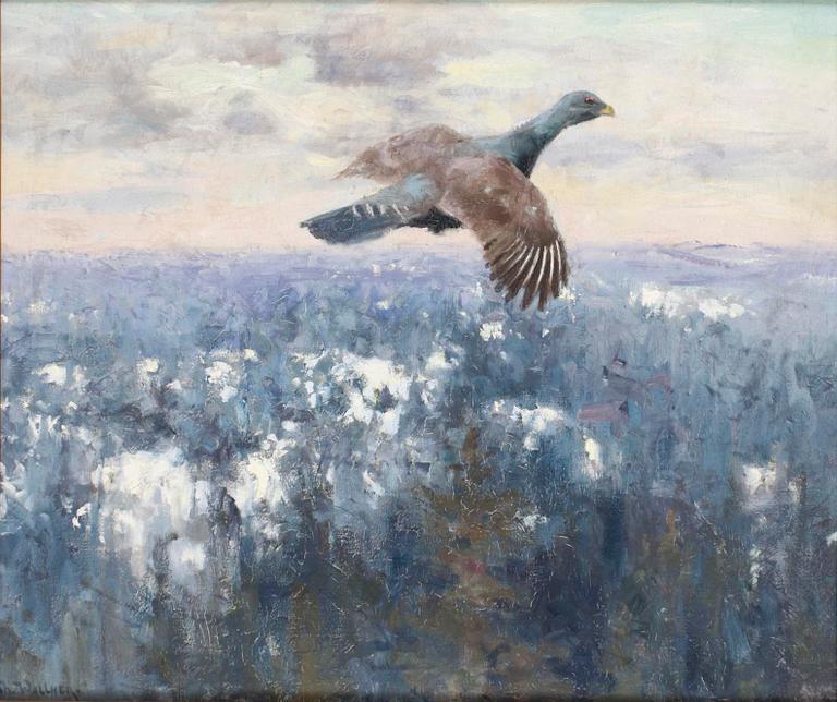 Thure Wallner, Flygande tjäder.