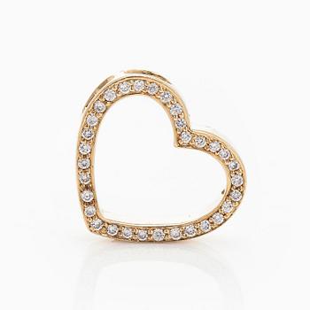 Pendant, brilliant-cut diamonds, 14K gold, Kulta-Kamari, Helsinki.