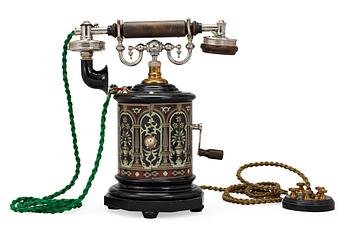 711. A table telephone by L.M Ericsson, 19th Century.