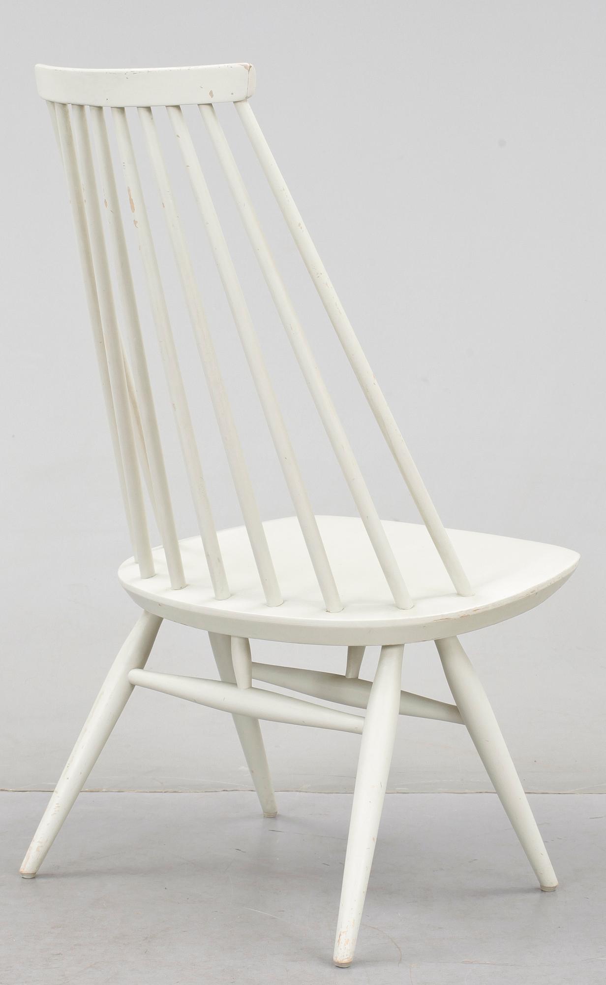 STOL, "Mademoiselle",  Ilmari Tapiovaara, brännmärkt Edsbyn, Made in Sweden, 1960-tal.