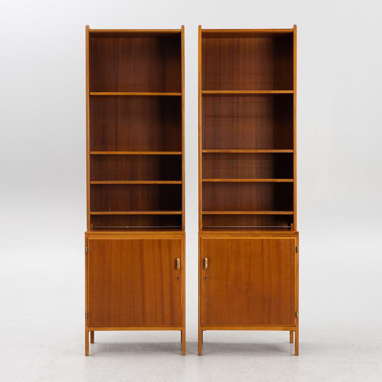 David Rosén, a pair of 'Futura' bookcases, Nordiska Kompaniet, 1950's.
