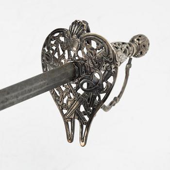 A 19th Century rococo style smallsword.
