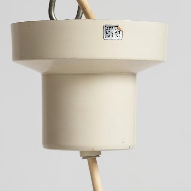 Hans Bergström, a ceiling lamp, modell "C-1141", ateljé Lyktan, Sweden 1950-60s.