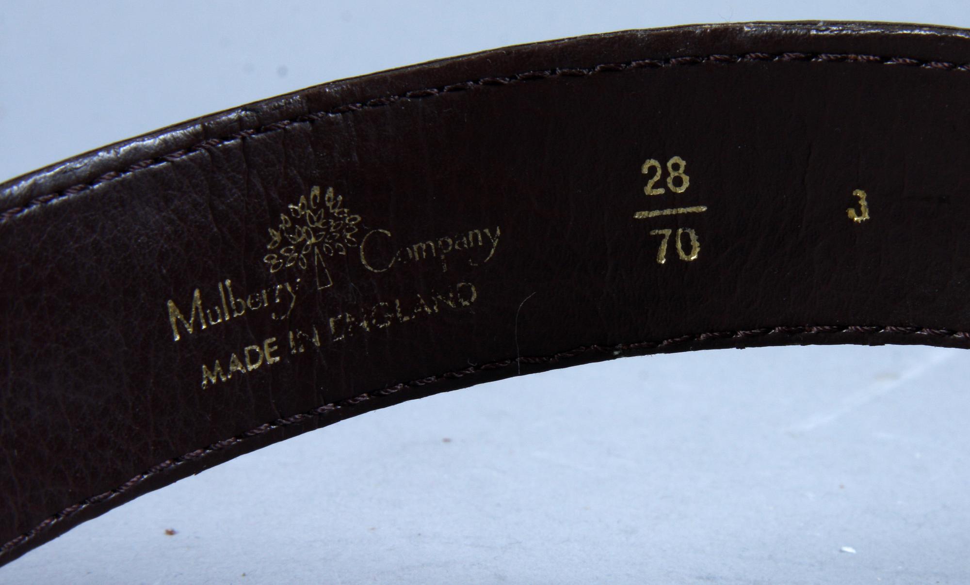 SKÄRP, läder, Mulberry, England.