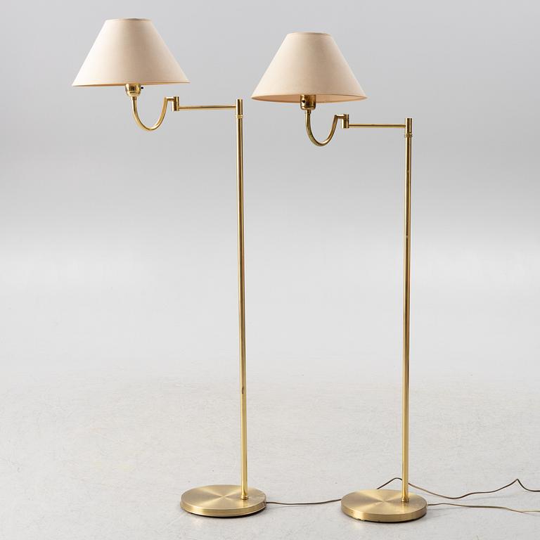 Golvlampor, ett par/snarlika, EWÅ, 1900-talets andra hälft.