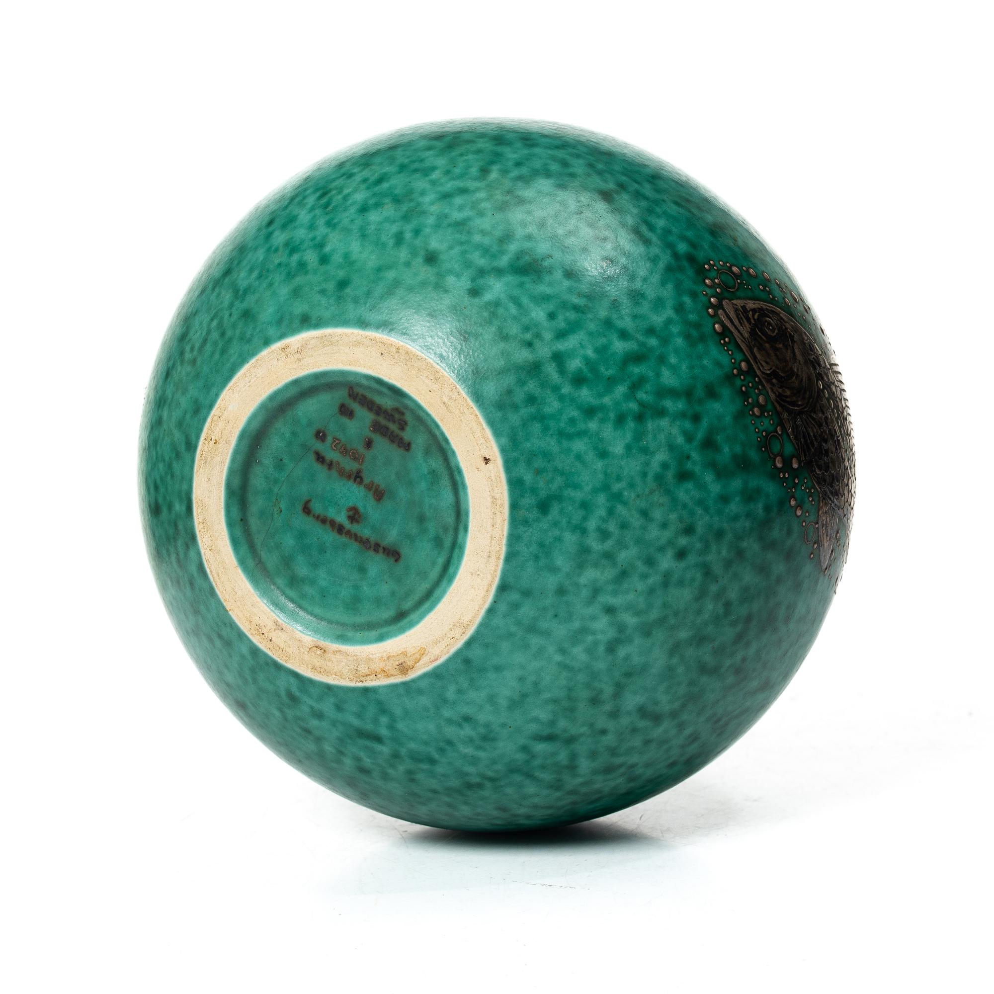 Wilhelm Kåge, an 'Argenta' vase, Gustavsberg.
