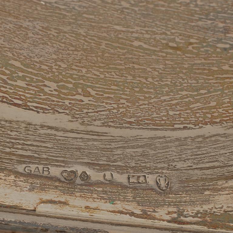 FAT, silver, GAB, Stockholm, 1938, vikt 680 g.