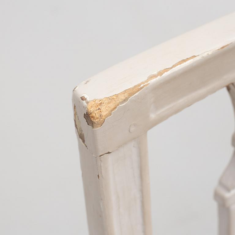 Twelve matched late Gustavian chairs, circa 1800.