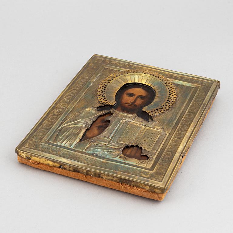 An icon Russia, 19th Century with ochlad.