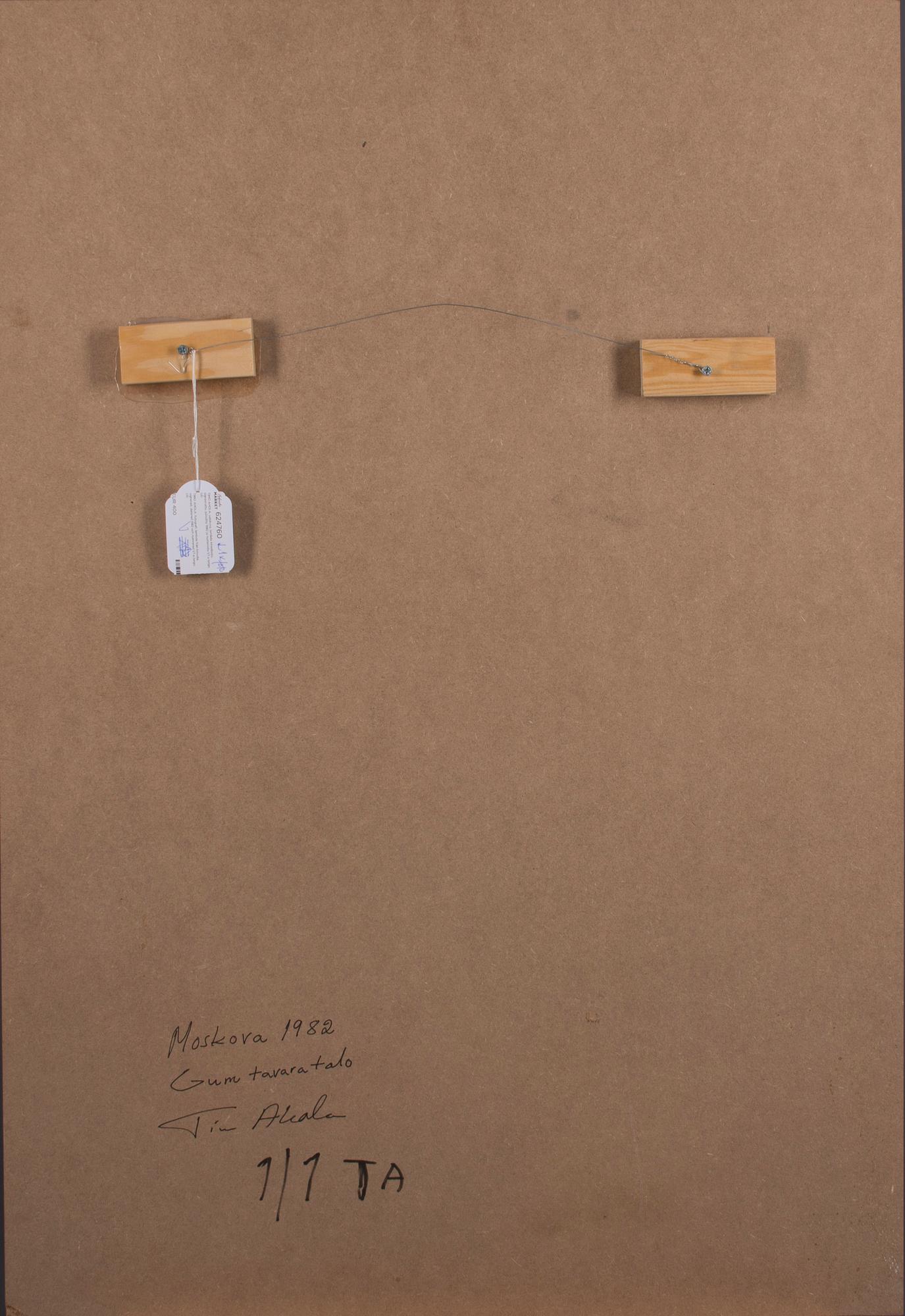 TIMO AHOLA, fotografi, lambda från kinodia, signerad, daterad 1982 och numrerad 1/1 a tergo.