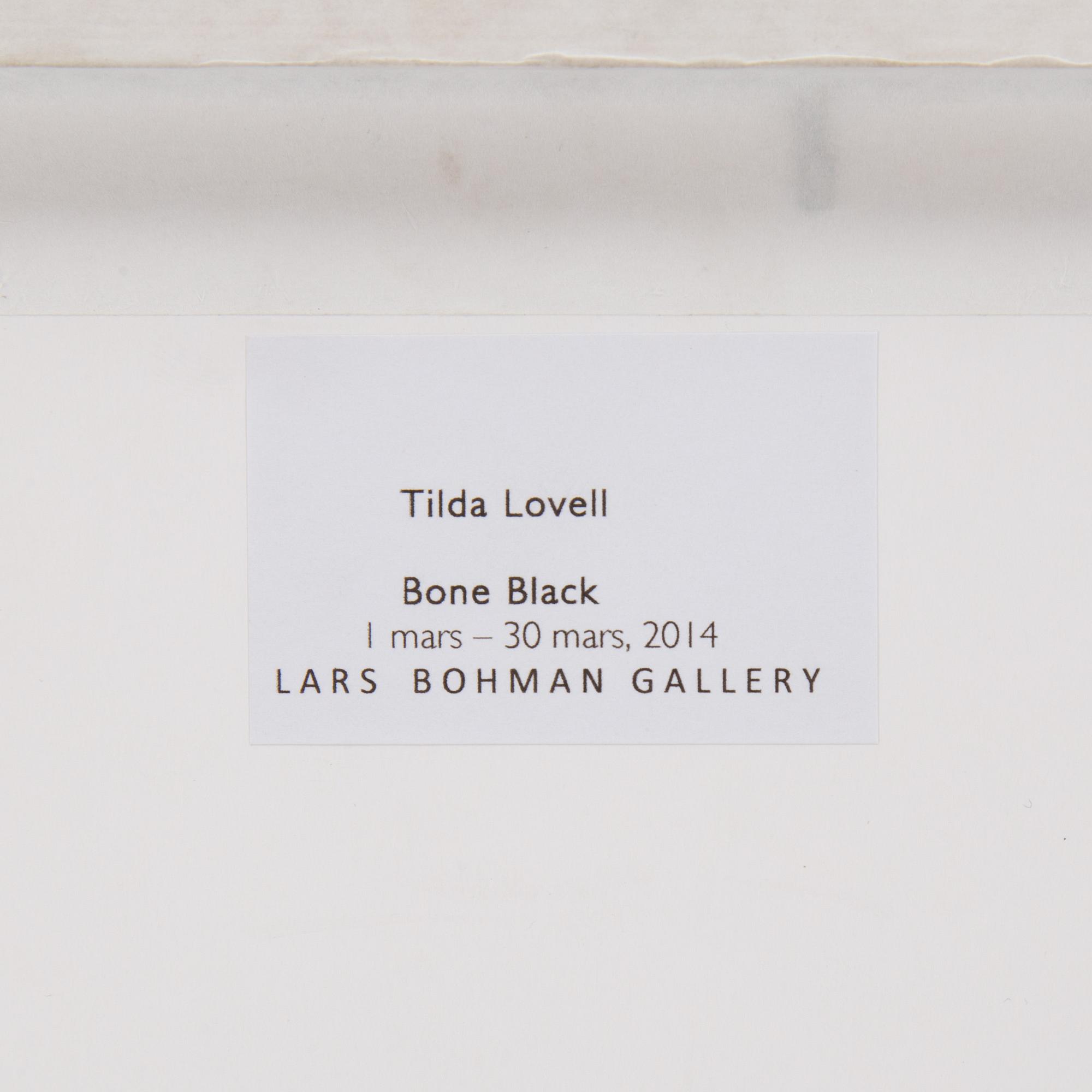 TILDA LOVELL, mixed media on paper, signed and dated 2014 on verso.