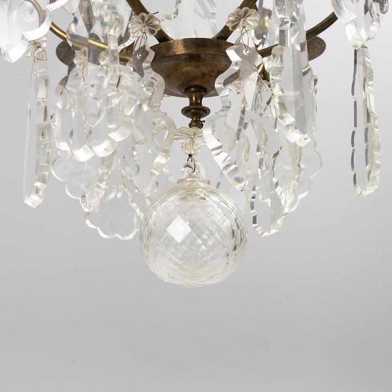 Chandelier, Rococo style, 20th century,.