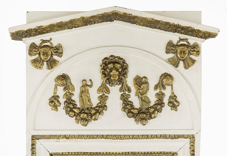 A Swedish late Gustavian mirror from around year 1800.