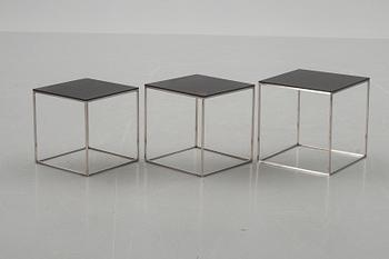 SATSBORD, tre delar, Poul Kjaerholm "PK-71".