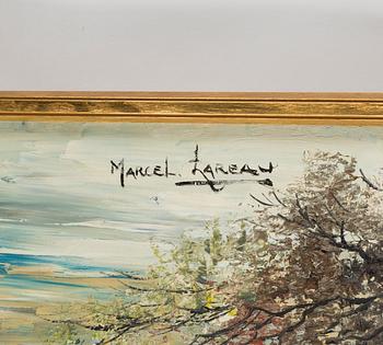 MARCEL LAREAU, oil on canvas, signed.