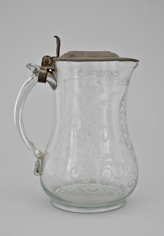 STOP, glas, Österrike/Tyskland. 1700/1800-tal.