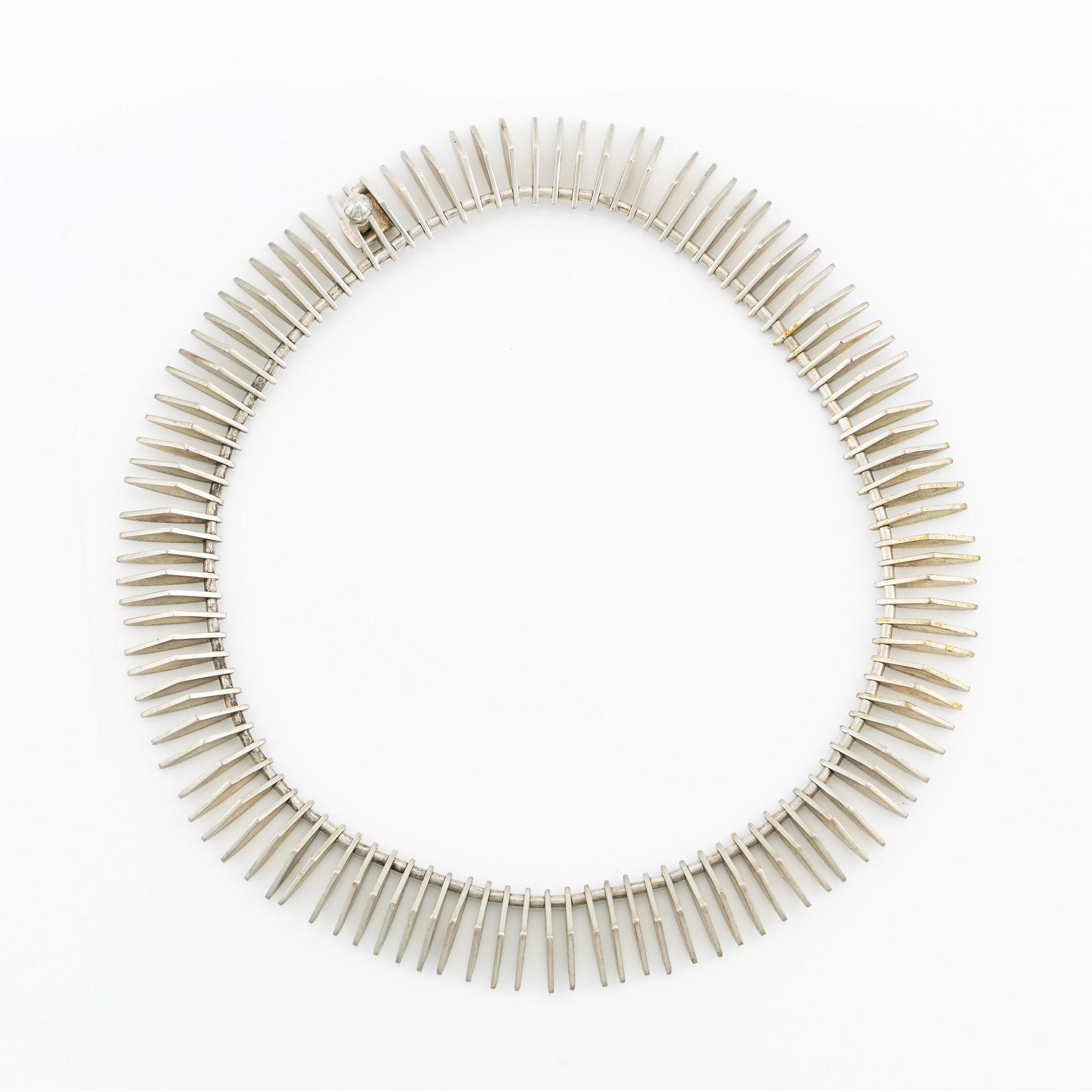 Necklace sterling silver, Bent Knudsen.