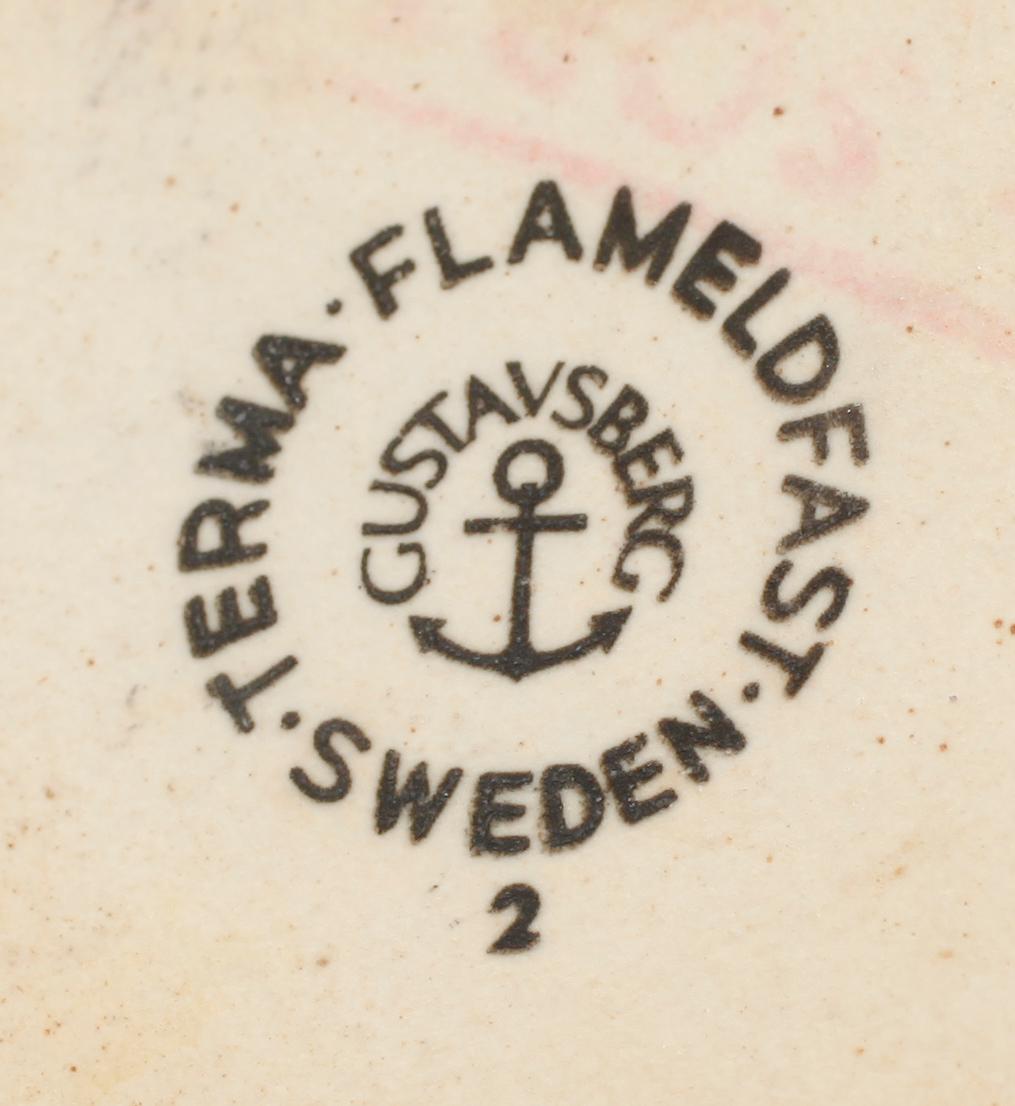 SERVISPORSLIN, 16 delar, porslin, "Terma", Stig Lindberg, Gustavsberg.