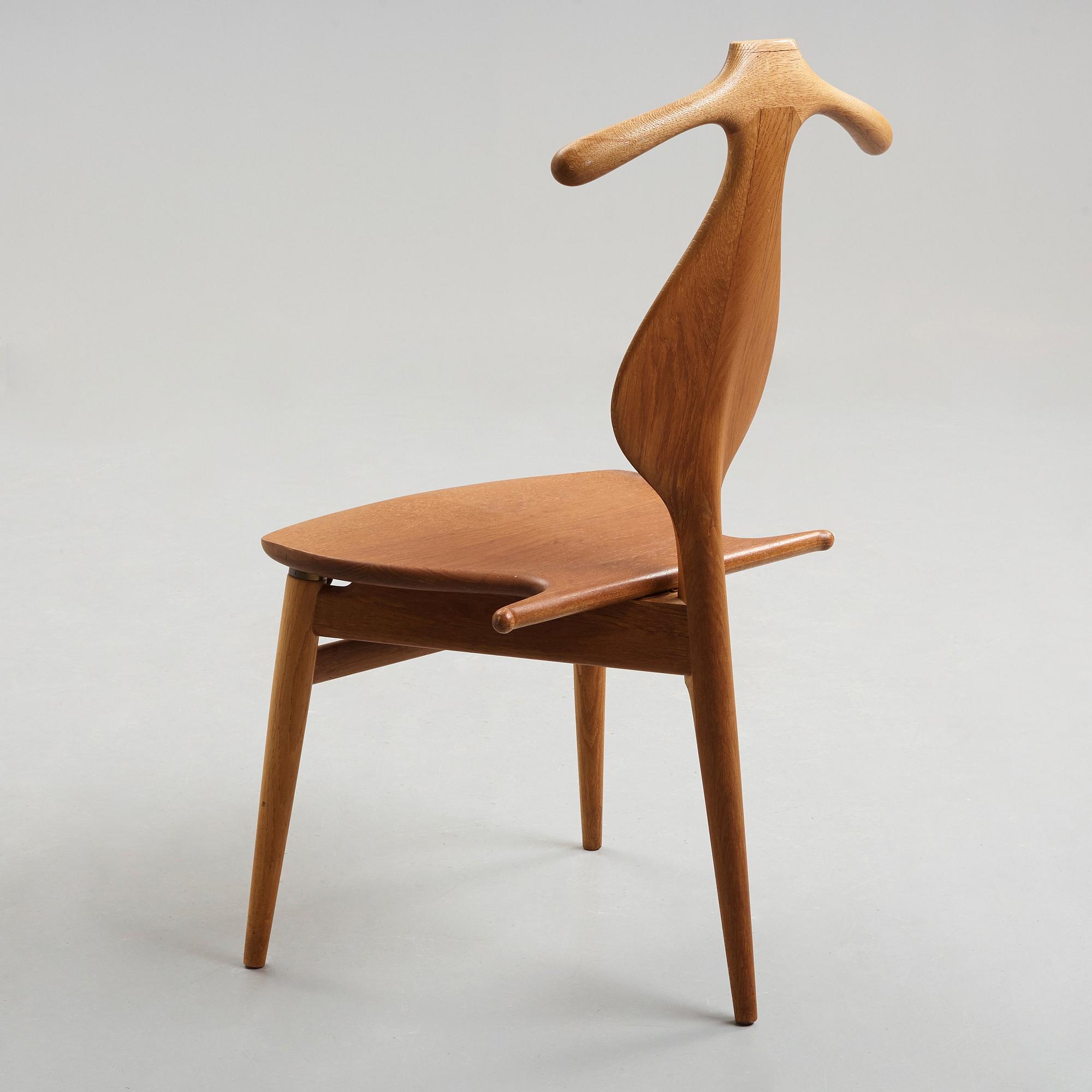 Hans J. Wegner, "Bachelor's chair/ "Jakkens Hvile", Johannes Hansen, Danmark ca 1959.