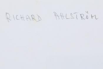 Richard Ahlström, photograph, signed.
