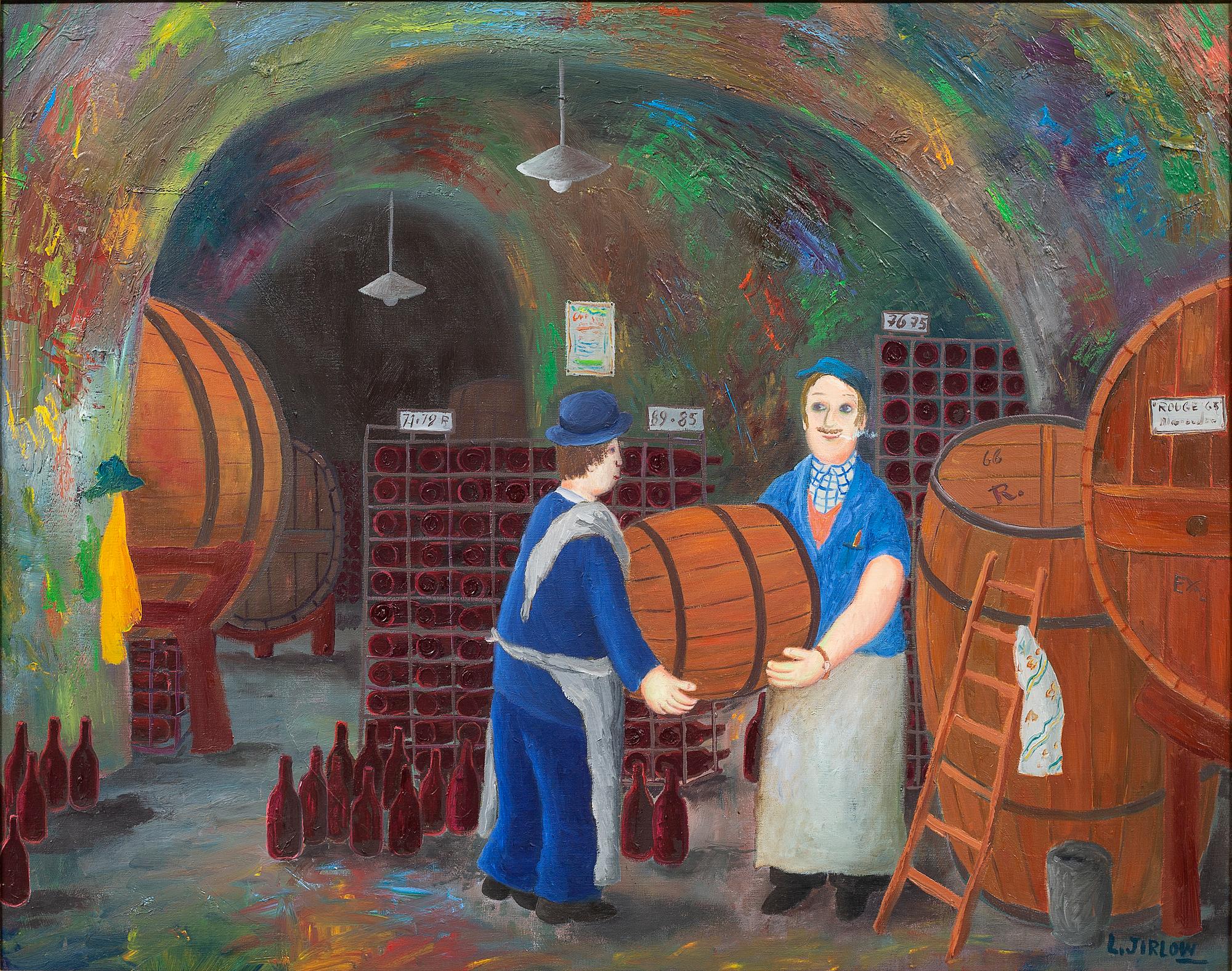 LENNART JIRLOW, oil on canvas, signed.