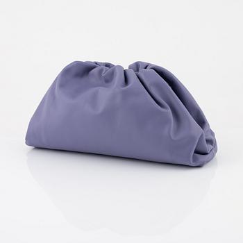 Bottega Veneta, a lavender leather 'Pouch clutch'.