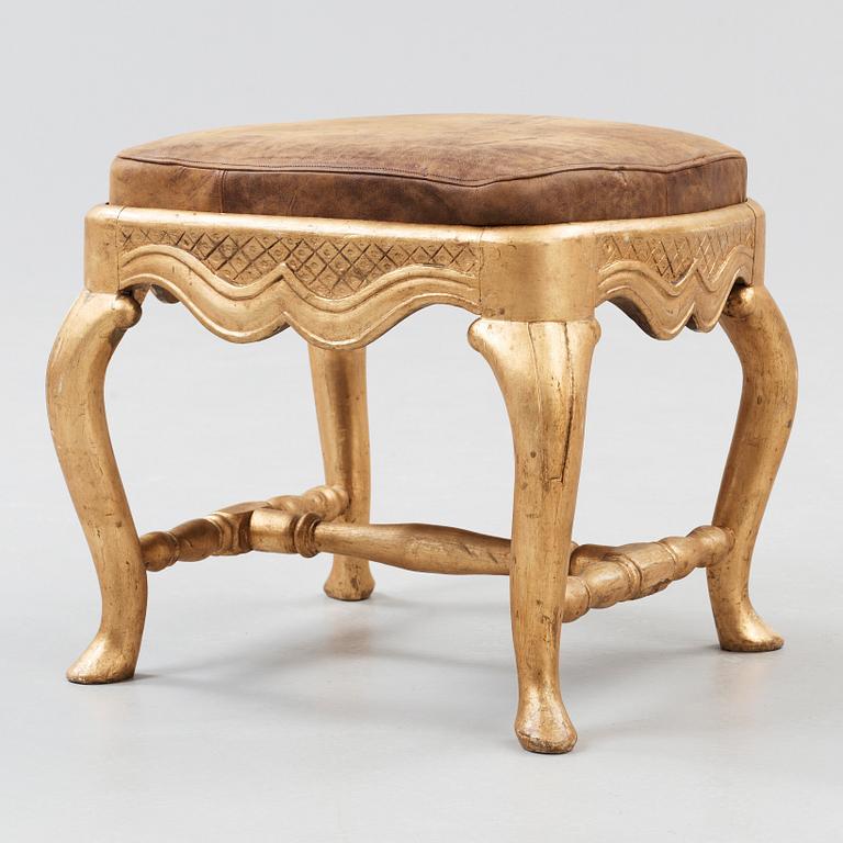 A Swedish late Baroque 18th century stool.