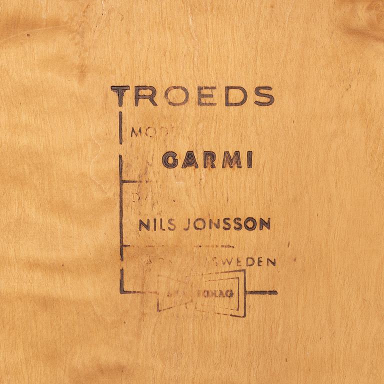 Nils Jonsson, stolar, 5st, 'Garmi', Troeds, Bjärnum, 1960-tal.