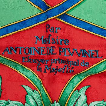 Hermès, scarf, "L'Instruction du Roy en l'exercice de Monter à Cheval".