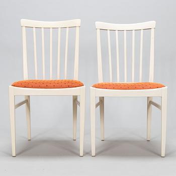 Carl Malmsten, tuoleja, 6 kpl, "Herrgården" sekä ruokapöytä.