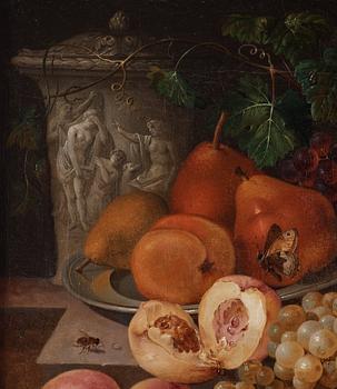 Johann Nepomuk Mayrhofer, Fruit Still life, a pair.