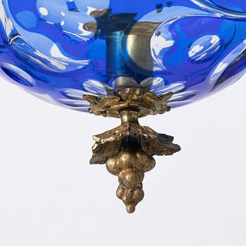 A late Empire ceiling lamp, mid-19th Century.