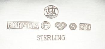 SKÅL, sterling silver, Ateljer Borgila, Stockholm 1968. Vikt 470 g.