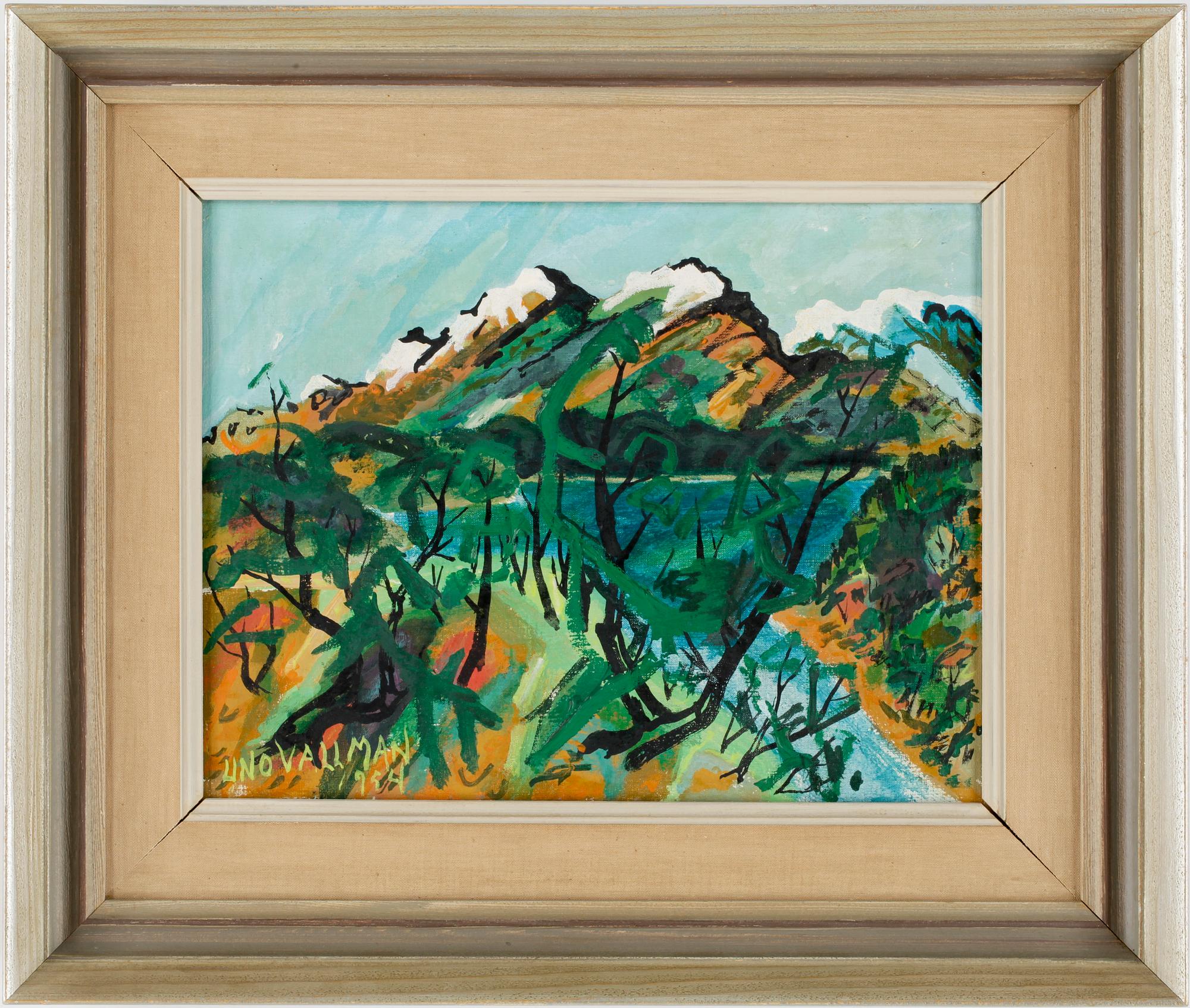 UNO VALLMAN, olja på duk, sign och dat 1954.