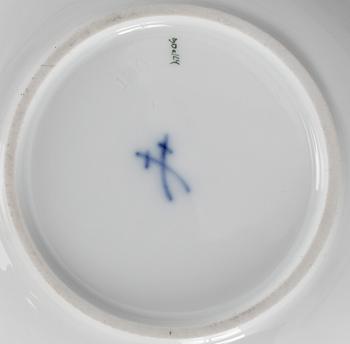 TESERVIS, 40 delar, porslin, "Indiska blommor", Meissen, 1900-tal.