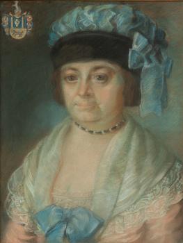 Unknown artist, 20th century, "Hebbla Christina Tigerschiöld" (1735-1818).