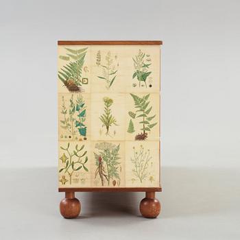 A Josef Frank 'Flora' chest of drawers, Svenskt Tenn, model 1050.