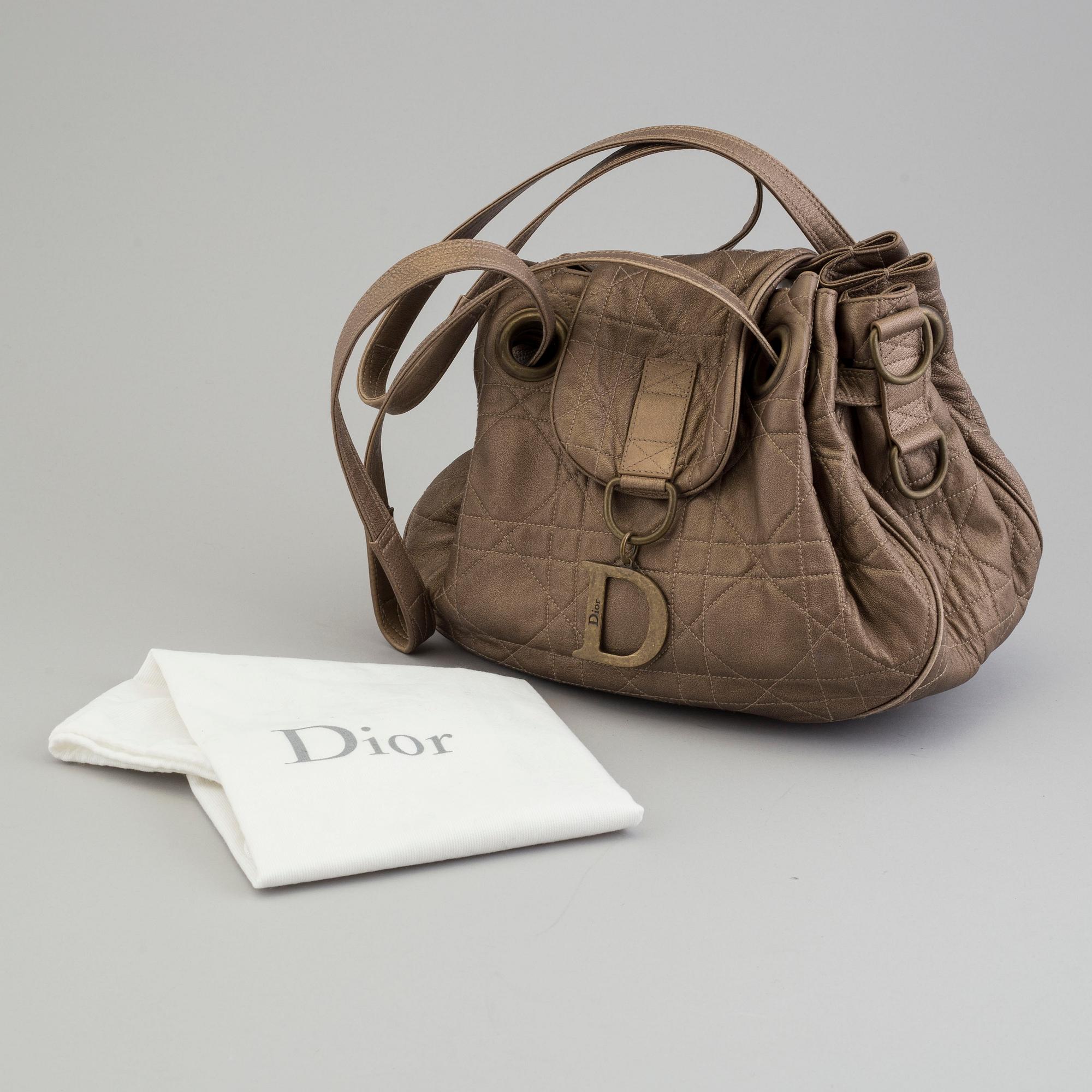 A bag by Christian Dior.