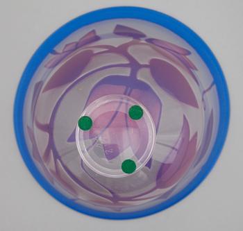 SKÅL, glas, Bertil Vallien, Åfors.