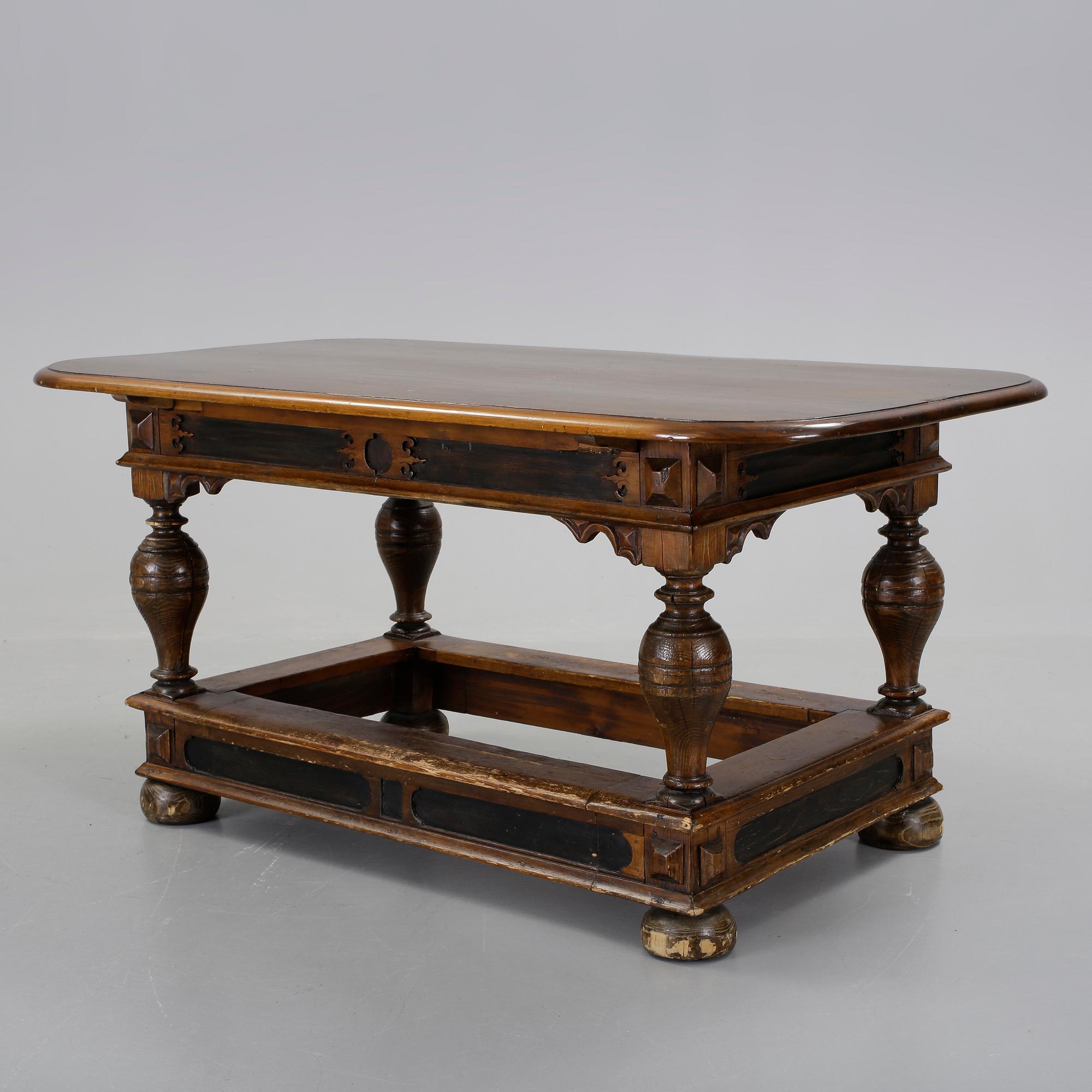 BORD, delvis renässans/barock, 1600/1700-tal.