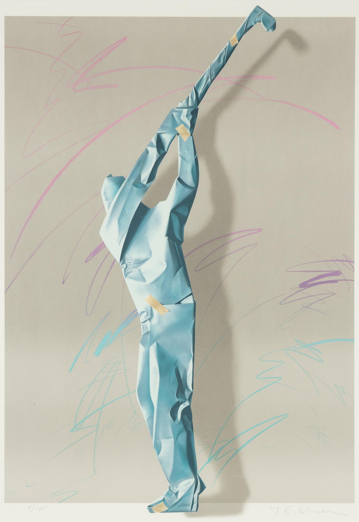 Yrjö Edelmann, "Wrapped golfer".