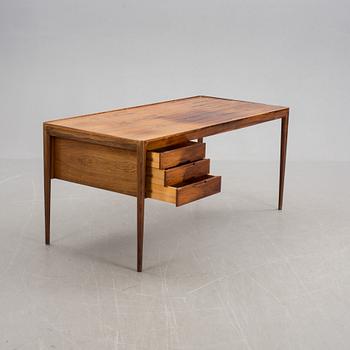 SKRIVBORD, jakaranda, Danmark, 1950/60-tal. Cites-intyg medföljer.