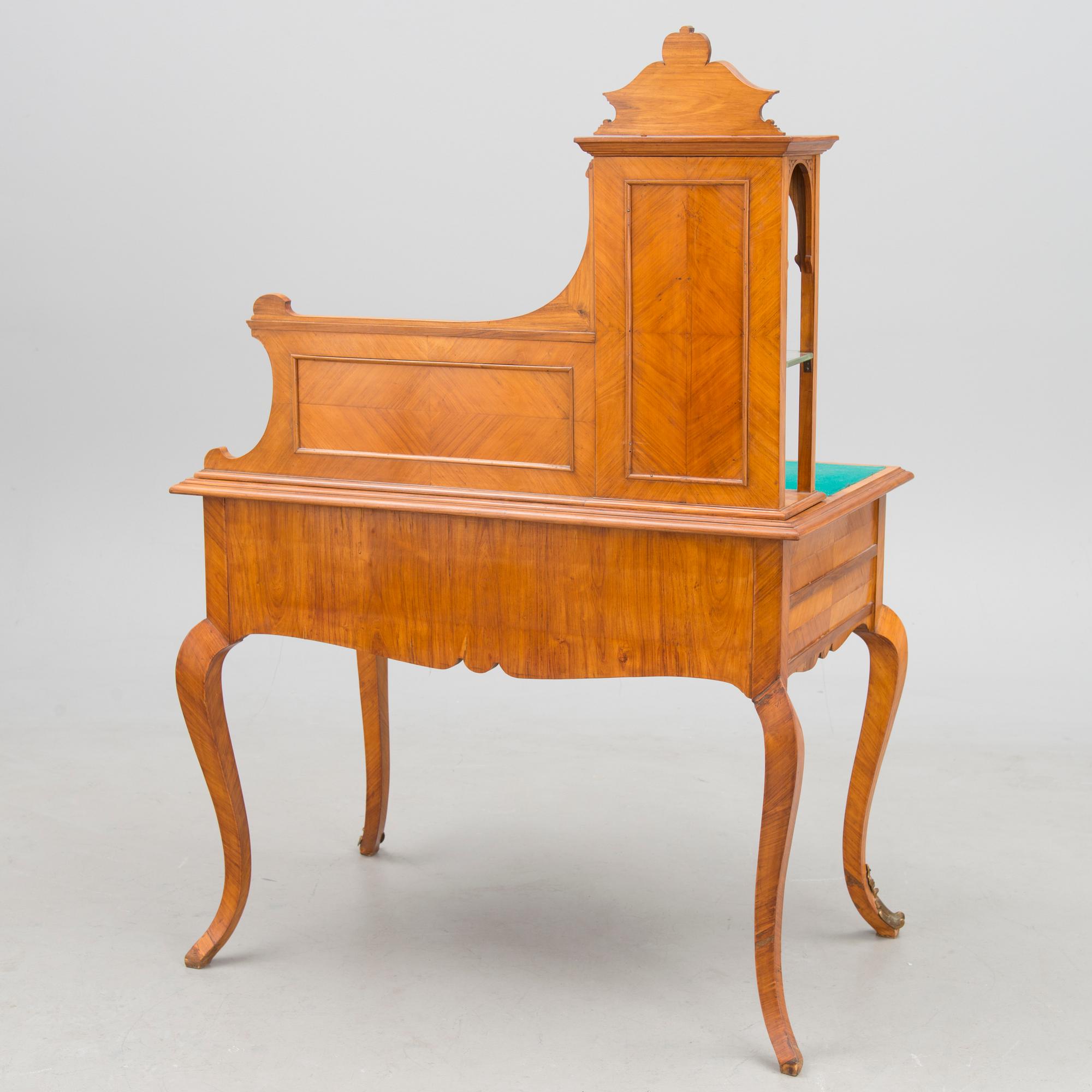SKRIVBORD OCH STOL, B.C.Andreeva, St.Petersburg 1800-talets mitt.