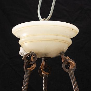 A ceiling light, 1920's.