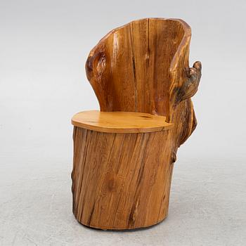 Cube chair, mid-20th century.