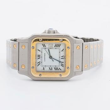 CARTIER SANTOS armbandsur, 29 x 28 (41) mm.