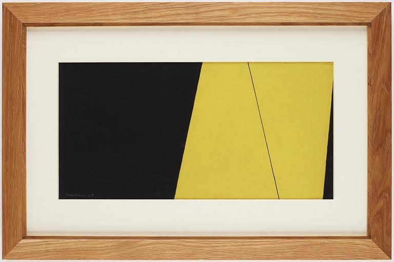 HARRY BOOSTRÖM, gouache on paper, signed and dated -54/55.
